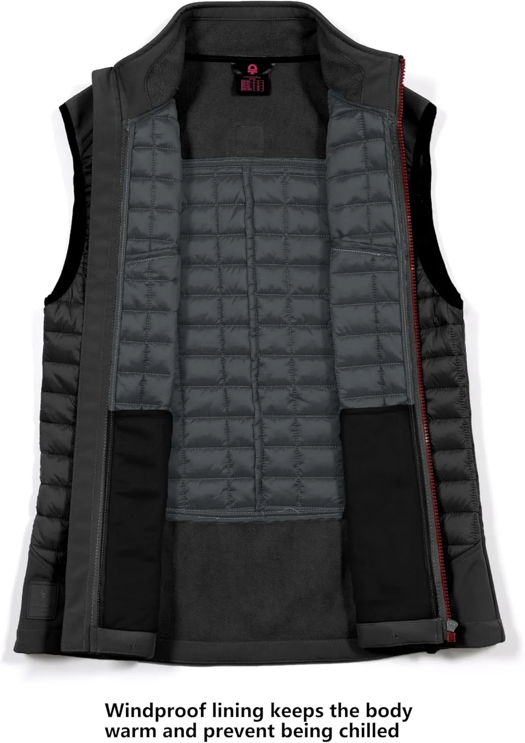 Little Donkey Andy Women's Lightweight Puffer Vest, Warm Outdoor Sleeveless Jacket for Hiking Travel Running Golf