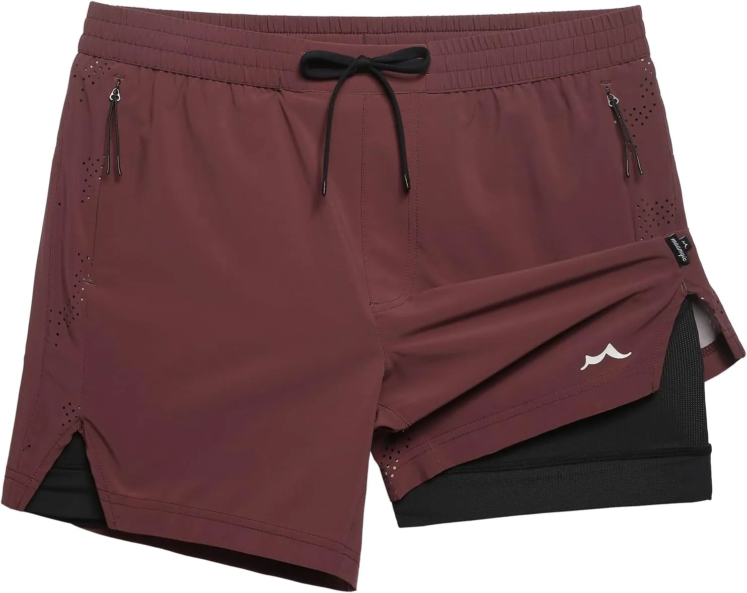 maamgic Men's Athletic Running Shorts with Liner Ultra Lightweight Workout Shorts 5"/ 7"
