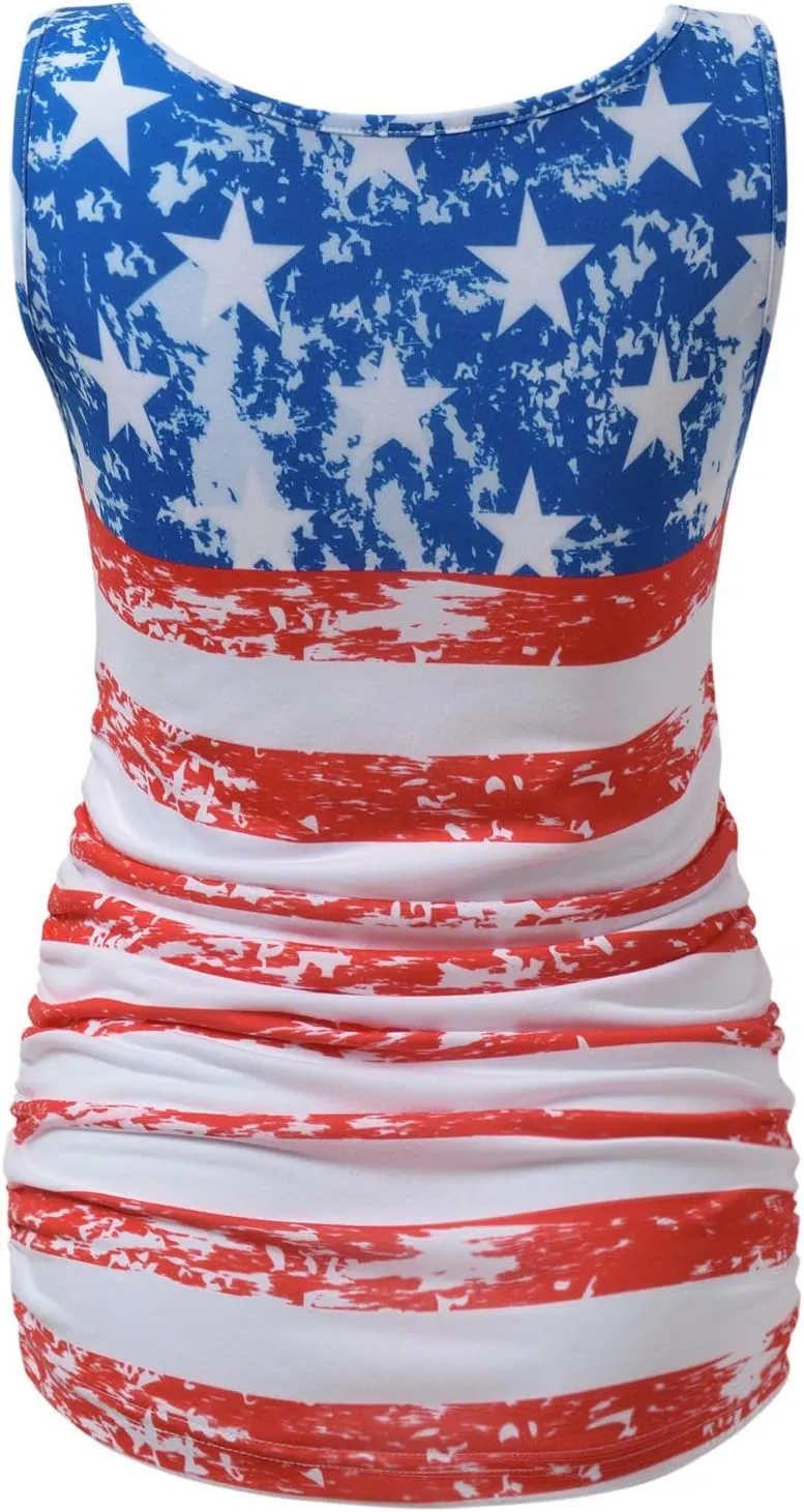 Maternity Tank Tops for Women Ruched Sleeveless Basic Tops Maternity Shirt Vest Pregnancy Tee