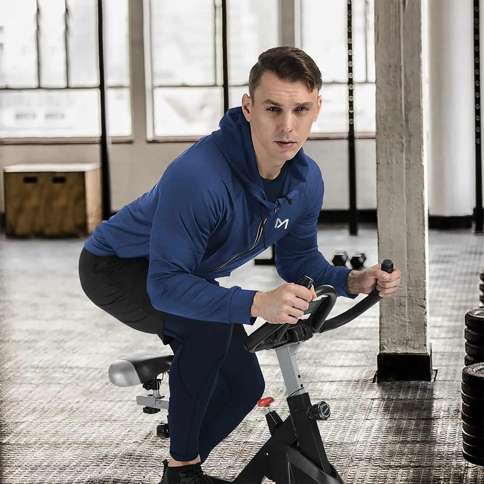 MEETYOO Tee Shirt Compression Homme, Legging Sport Short Fitness T Shirt Manches Courtes Collant Gym Running Vetement pour Jogging Musculation