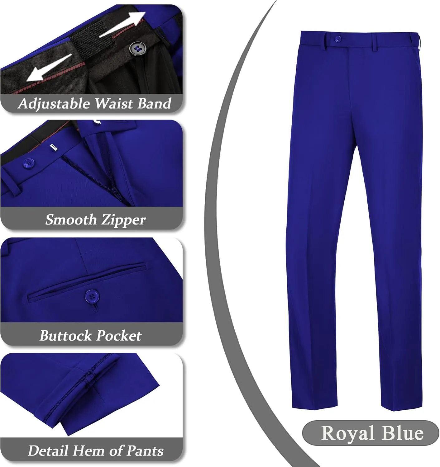 Men Suits Slim Fit 2 Piece Suit for Wedding Peak Lapel Suit Jacket Pants Set Business Formal Suits Prom Tuxedos