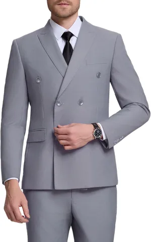 Men Suits Slim Fit 2 Piece Suit for Wedding Peak Lapel Suit Jacket Pants Set Business Formal Suits Prom Tuxedos