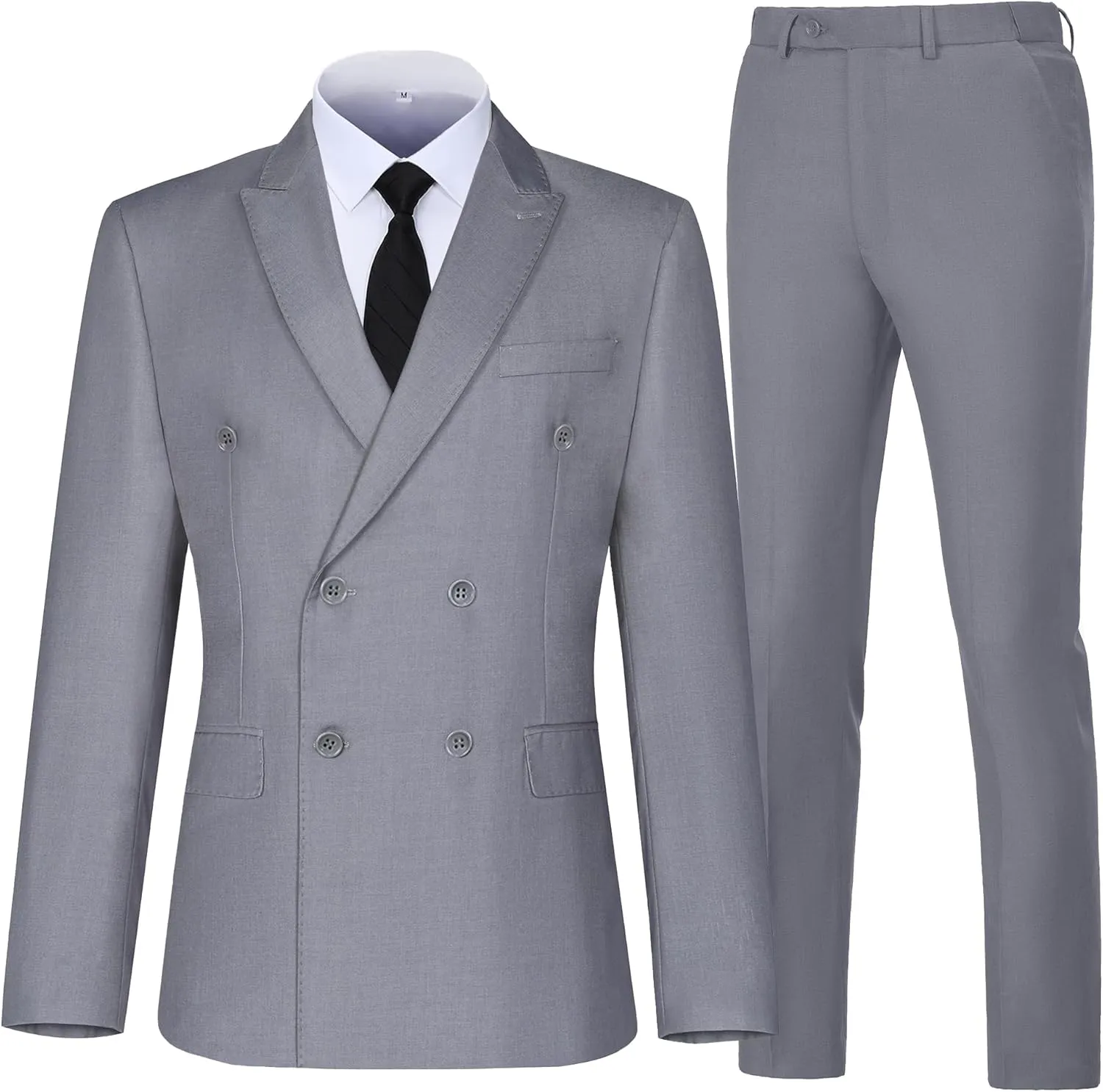 Men Suits Slim Fit 2 Piece Suit for Wedding Peak Lapel Suit Jacket Pants Set Business Formal Suits Prom Tuxedos