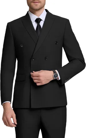 Men Suits Slim Fit 2 Piece Suit for Wedding Peak Lapel Suit Jacket Pants Set Business Formal Suits Prom Tuxedos