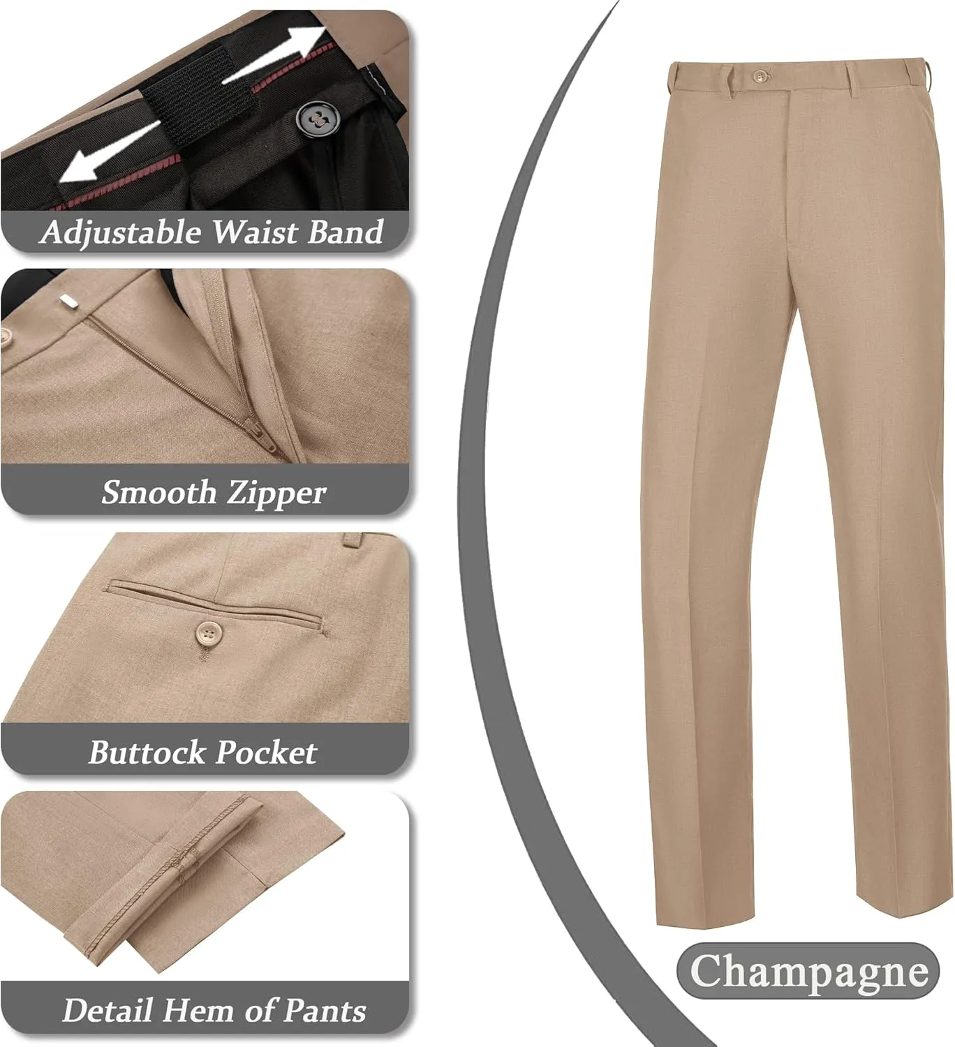 Men Suits Slim Fit 2 Piece Suit for Wedding Peak Lapel Suit Jacket Pants Set Business Formal Suits Prom Tuxedos