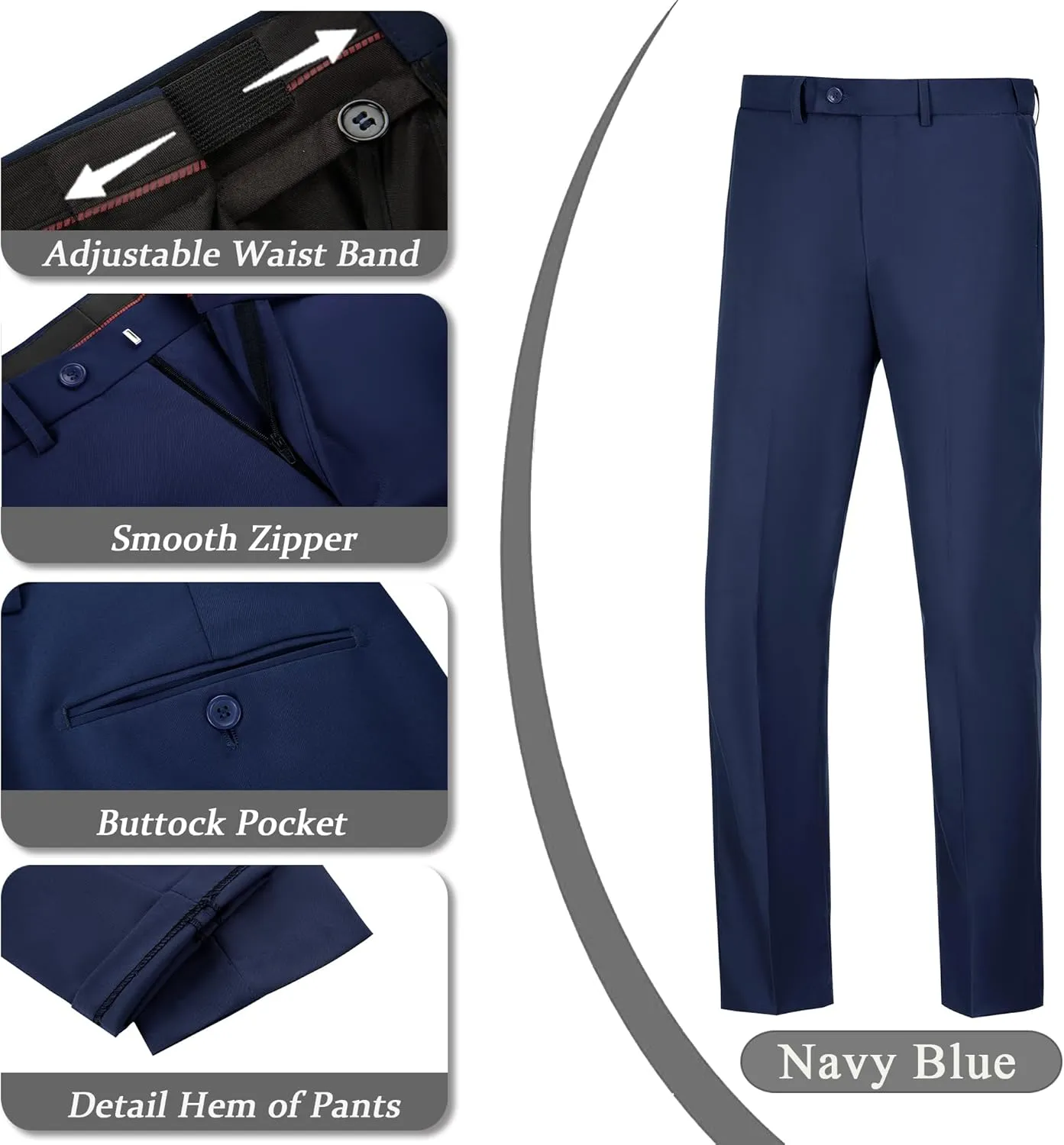 Men Suits Slim Fit 2 Piece Suit for Wedding Peak Lapel Suit Jacket Pants Set Business Formal Suits Prom Tuxedos