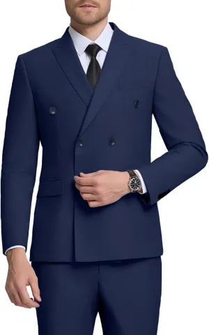 Men Suits Slim Fit 2 Piece Suit for Wedding Peak Lapel Suit Jacket Pants Set Business Formal Suits Prom Tuxedos