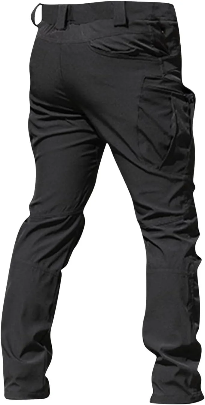 Mens Cargo Pants Classic Stretch Lightweight Hunting Work Pants Comfort Regular Resistant Travel Fishing Hiking Pants