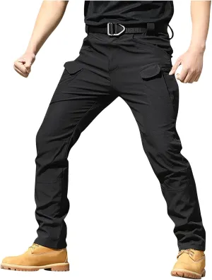 Mens Cargo Pants Classic Stretch Lightweight Hunting Work Pants Comfort Regular Resistant Travel Fishing Hiking Pants