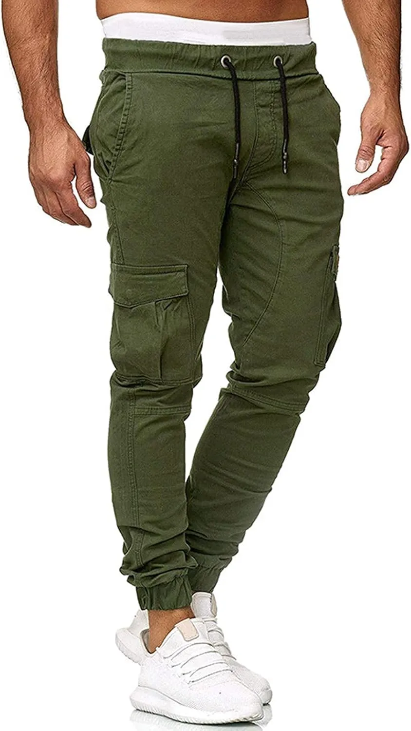 Men's Sports Casual Jogging Trousers Lightweight Hiking Work Pants Outdoor Pant