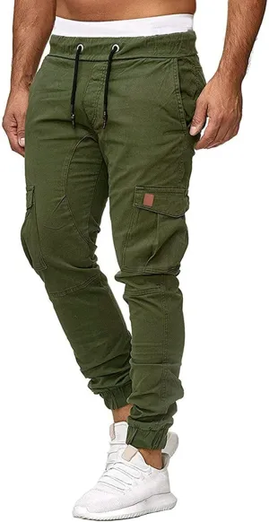 Men's Sports Casual Jogging Trousers Lightweight Hiking Work Pants Outdoor Pant