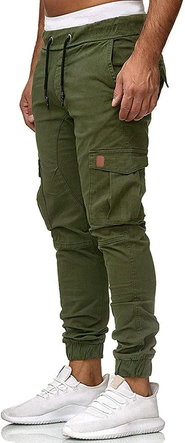 Men's Sports Casual Jogging Trousers Lightweight Hiking Work Pants Outdoor Pant