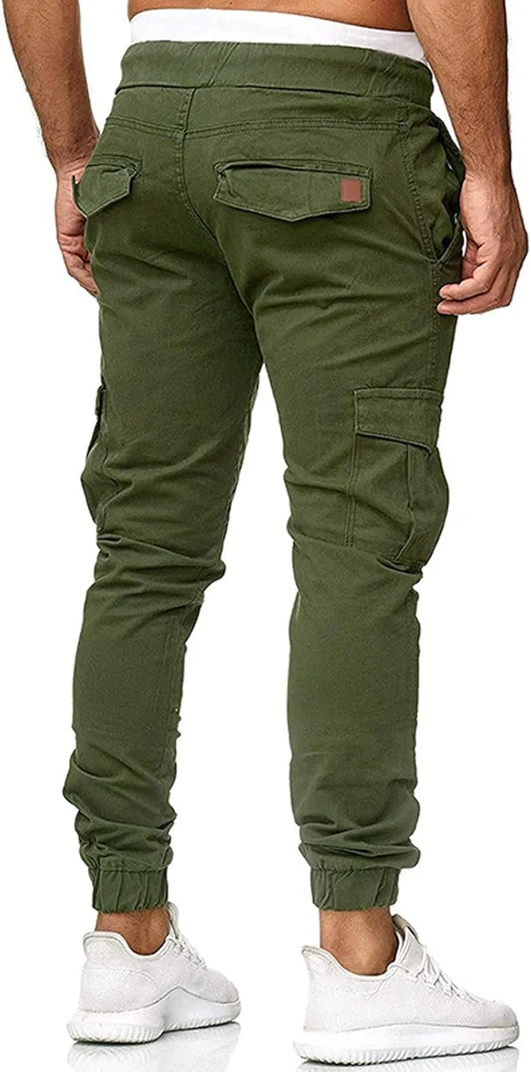 Men's Sports Casual Jogging Trousers Lightweight Hiking Work Pants Outdoor Pant
