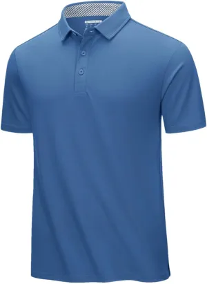 Men's Summer Cotton Polos Shirts Short Sleeve Pullover Quick Dry Tops Outdoor Running Sports Tee