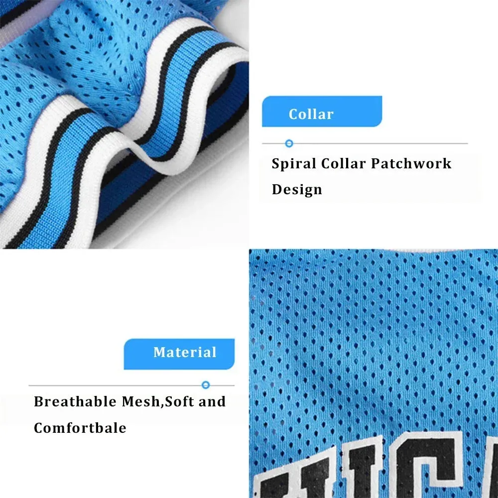 Mesh Breathable Dog Clothes Vest Schnauzer Teddy Sport Large Dog Jersey Basketball Clothing Puppy T-Shirts Summer Pet Cat Shirts