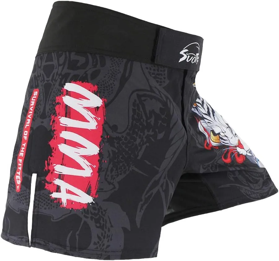MMA Shorts for Men Fight Shorts Men BJJ Boxing Trunks for Men Grappling