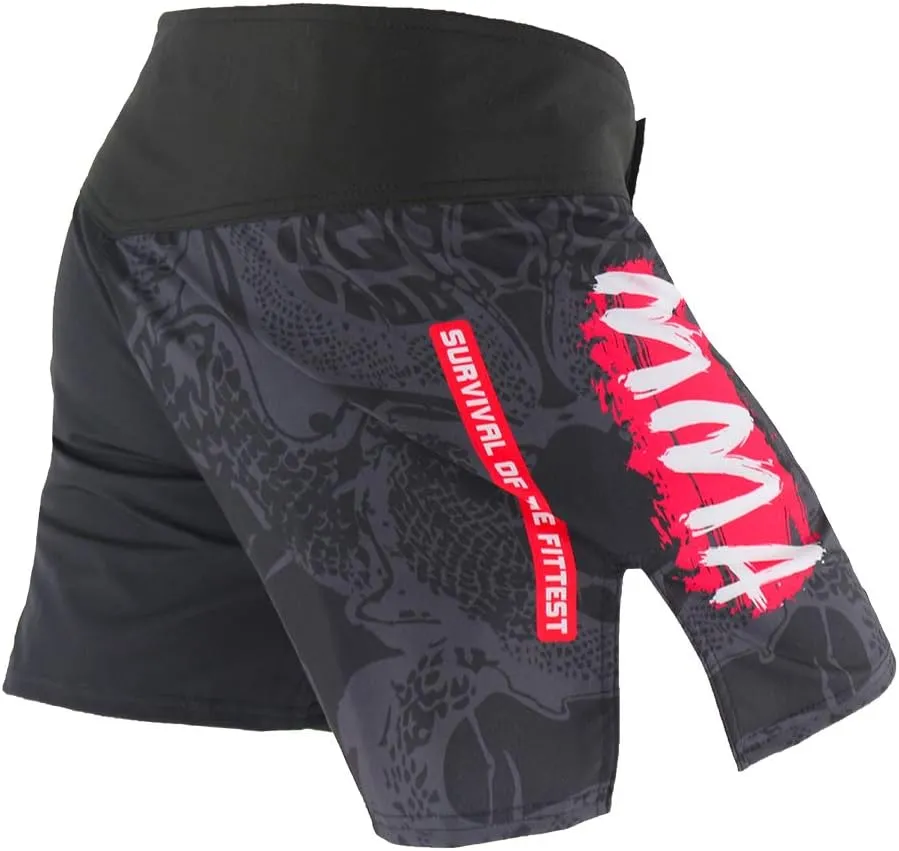 MMA Shorts for Men Fight Shorts Men BJJ Boxing Trunks for Men Grappling