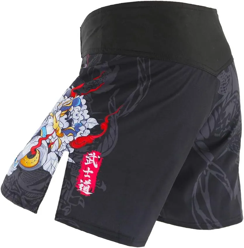 MMA Shorts for Men Fight Shorts Men BJJ Boxing Trunks for Men Grappling