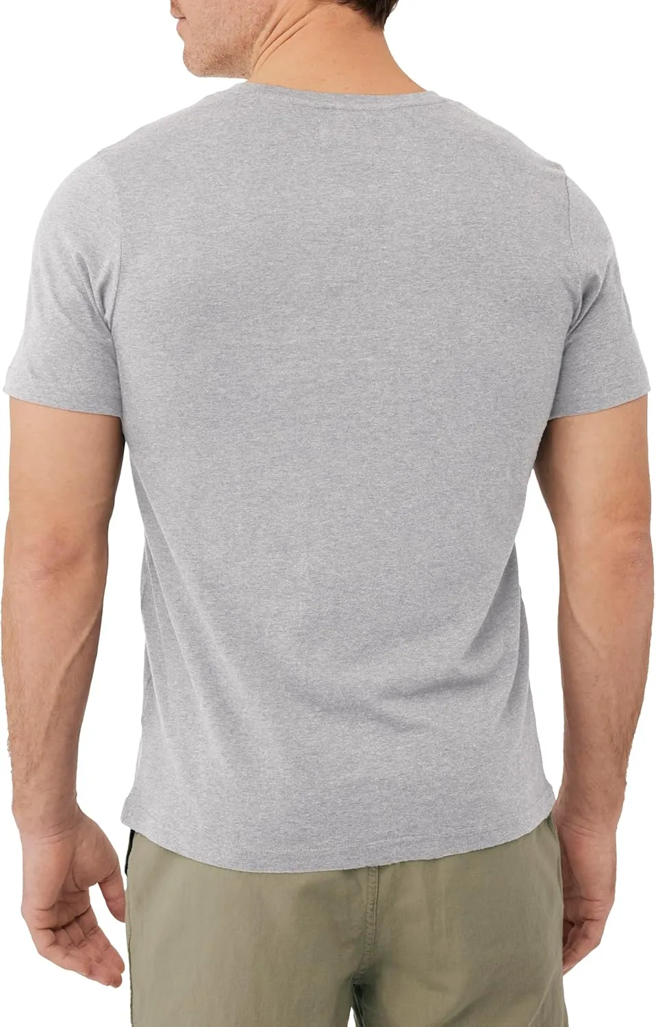 Pact Men's Organic Cotton Softspun Standard Fit Crew Neck T-Shirt, Pack of 5