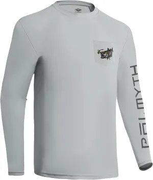 Palmyth Fishing Shirts for Men Long Sleeve UPF 50  T Shirt Sun Protection Tee