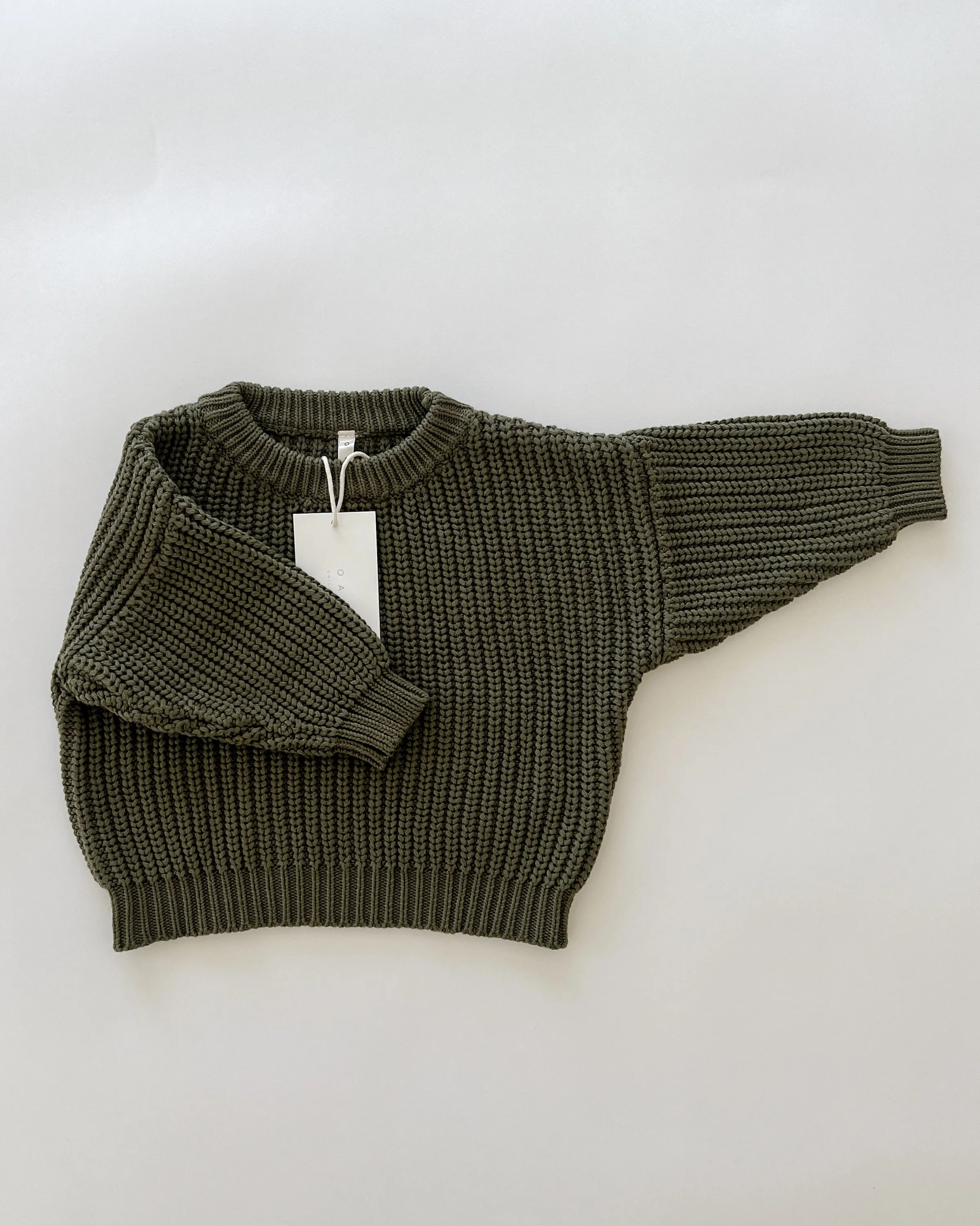 ‘Pine’ Chunky Knit Sweater