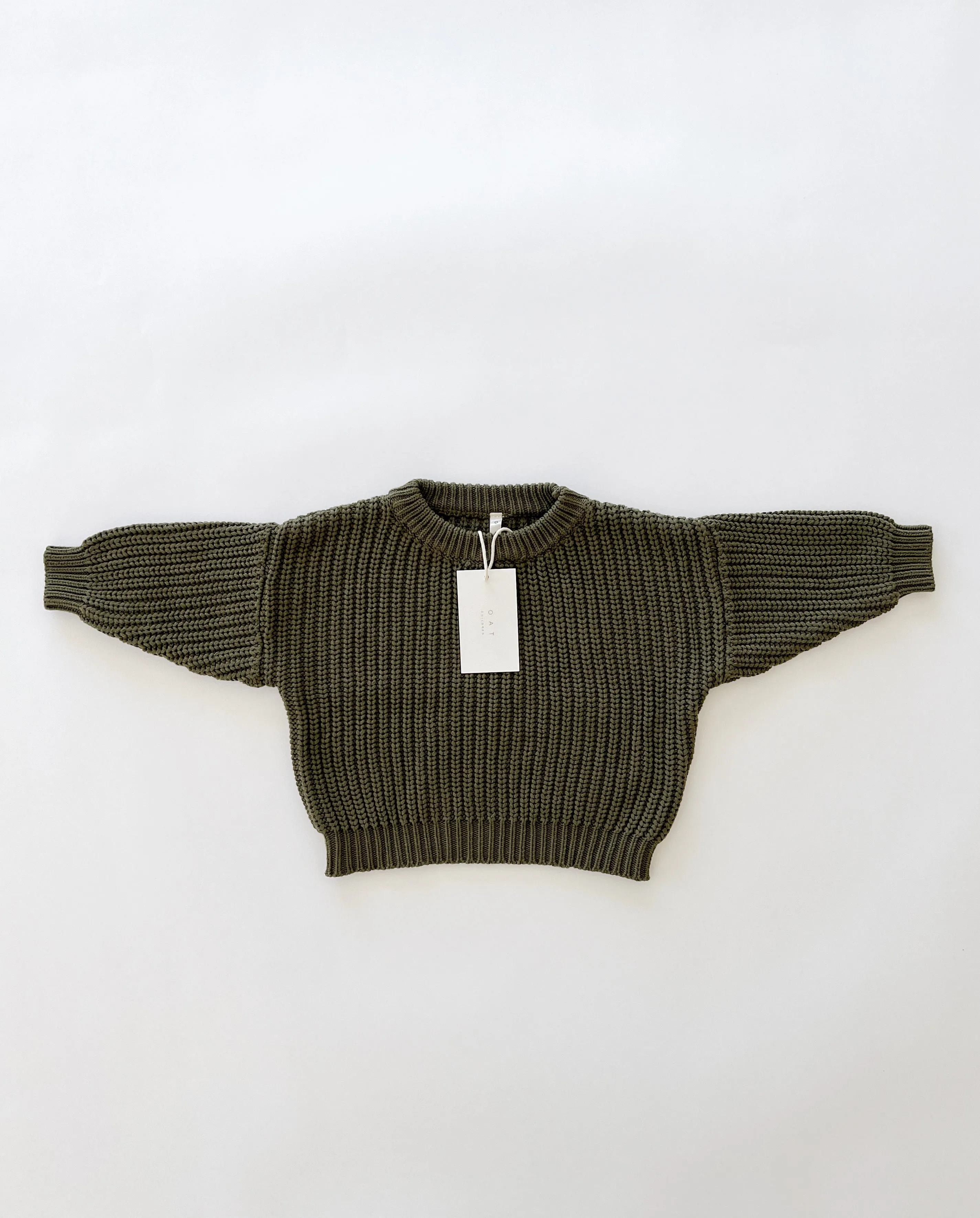 ‘Pine’ Chunky Knit Sweater
