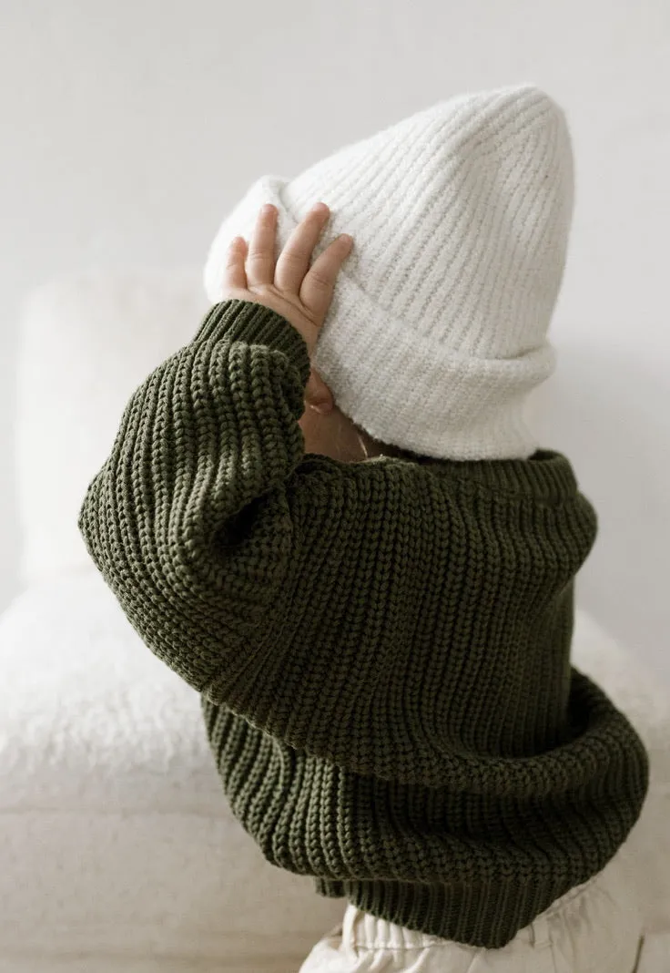 ‘Pine’ Chunky Knit Sweater