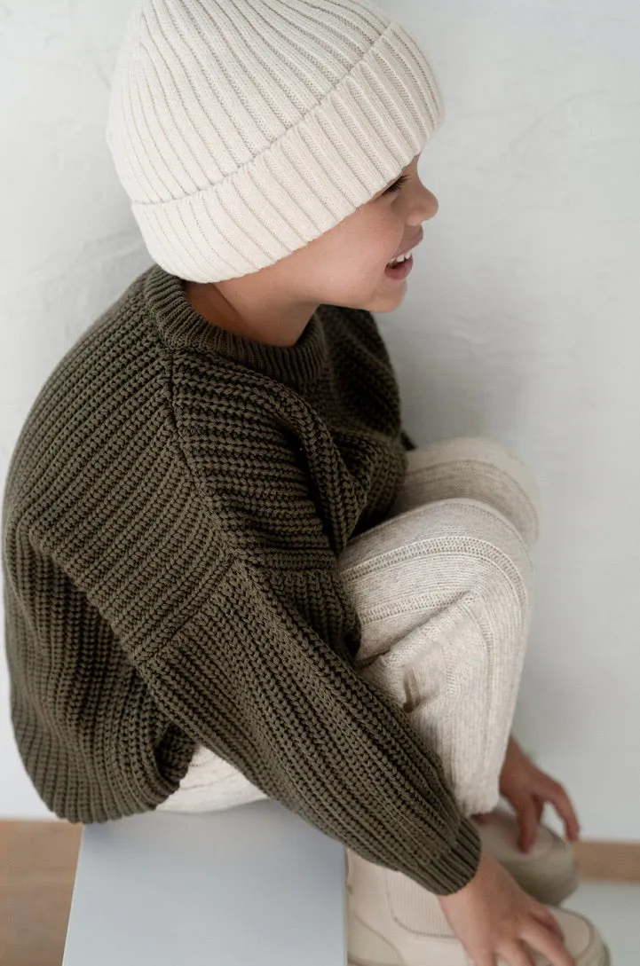 ‘Pine’ Chunky Knit Sweater