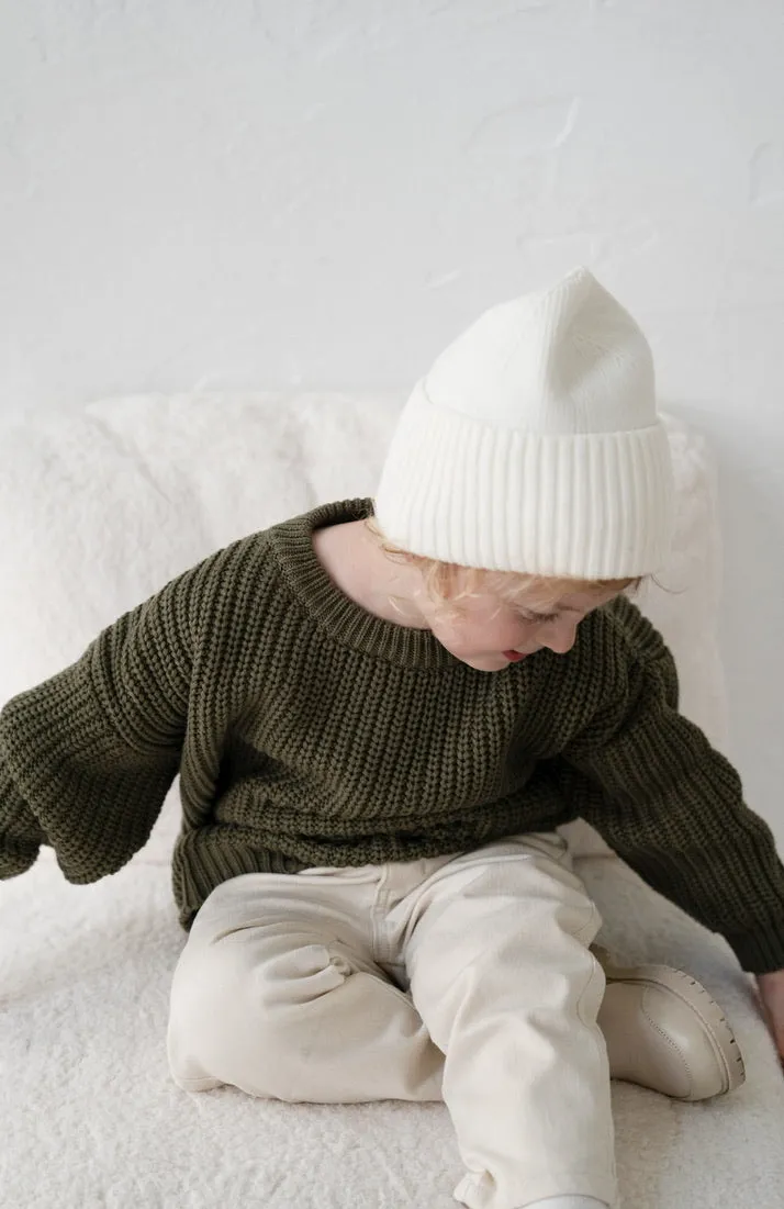 ‘Pine’ Chunky Knit Sweater
