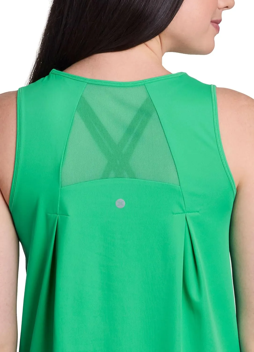 RBX Active Women's Workout Top with Breathable Mesh Panels, Quick Drying Gym Running Tank Top with Plus Sizes