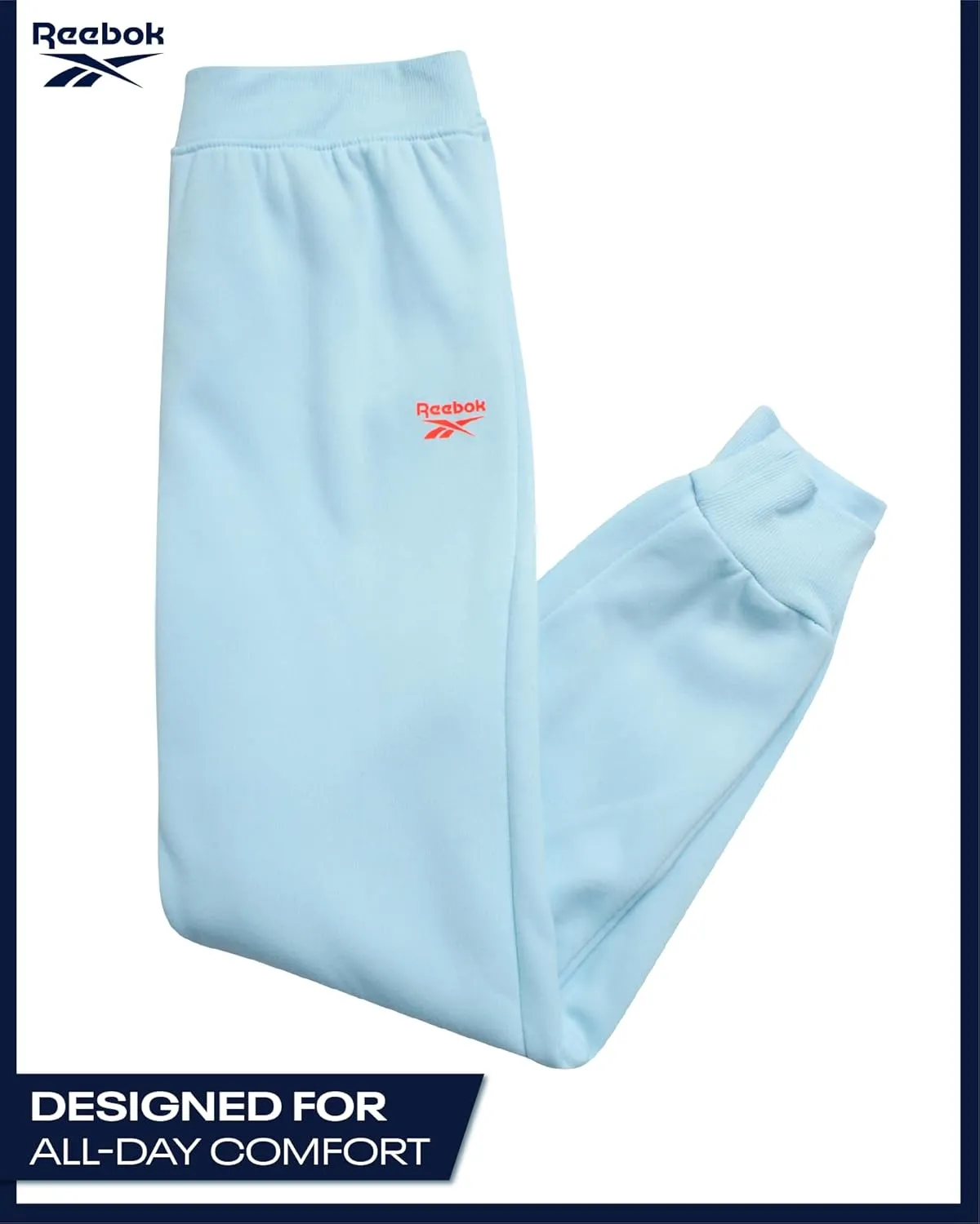 Reebok Girls' Activewear Set - 3 Piece Stylish Graphic T-Shirt, Fleece Pullover Hoodie, and Jogger Sweatpants (Size: 4-12)