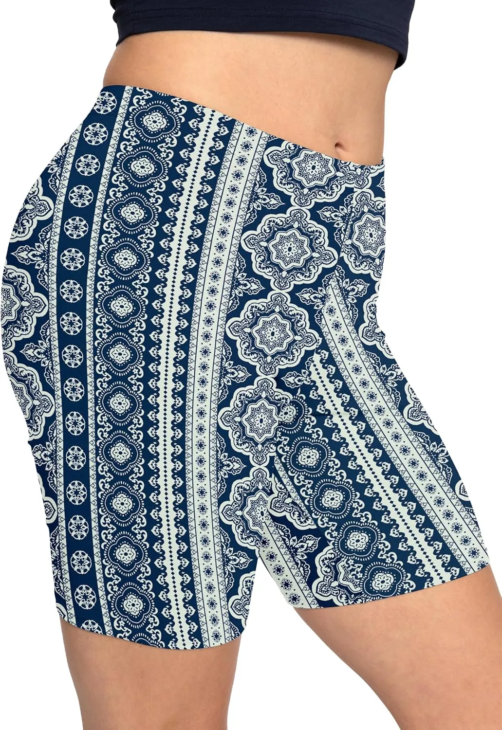 STRETCH IS COMFORT Biker Shorts for Women | Women's Athletic Workout Shorts | Cotton | Small - 5X