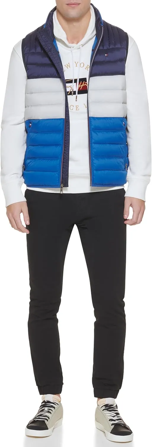 Tommy Hilfiger mens Lightweight Packable Puffer Vest Jacket (Standard and Big & Tall)