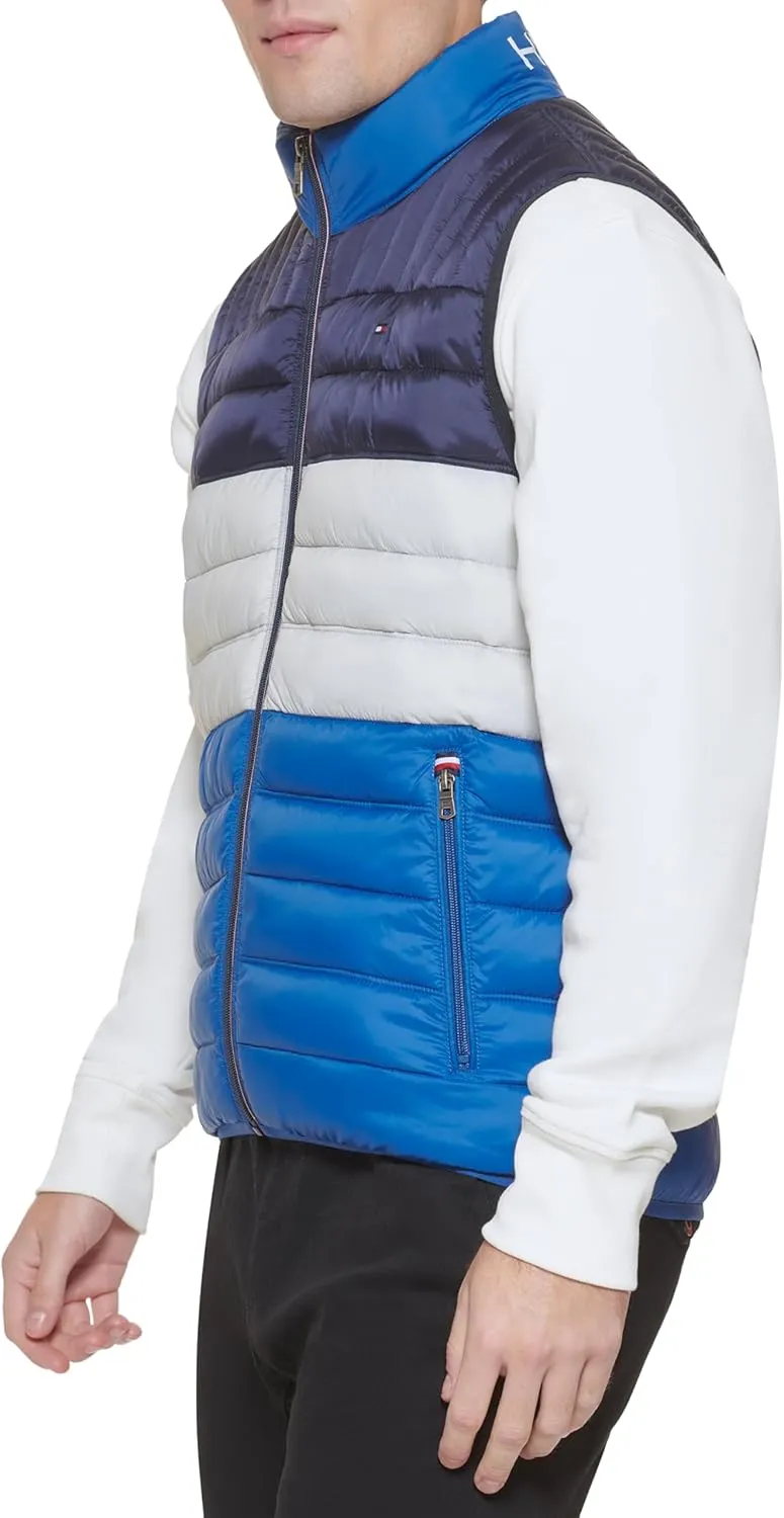 Tommy Hilfiger mens Lightweight Packable Puffer Vest Jacket (Standard and Big & Tall)