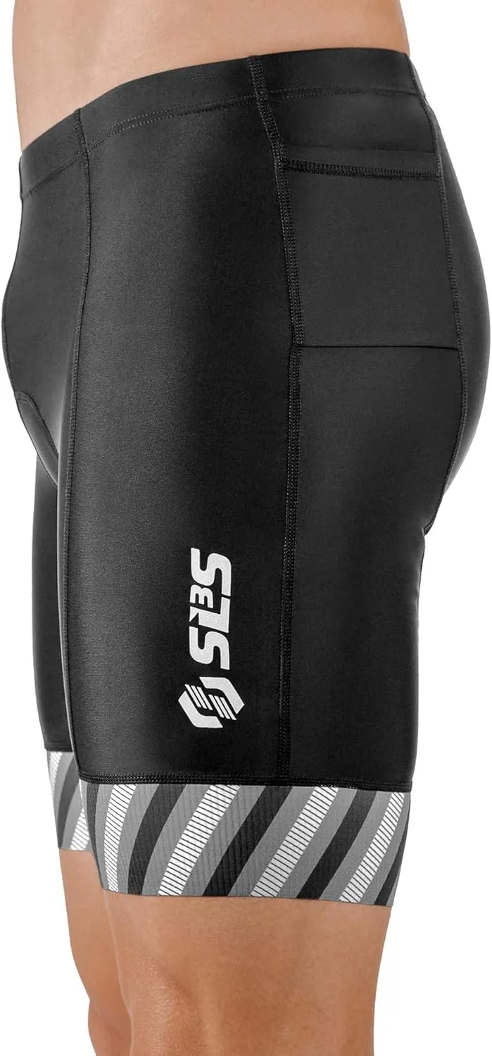 Triathlon Shorts Mens  Tri Shorts Mens  2 Pockets FRT  Designed by Athletes for Racing