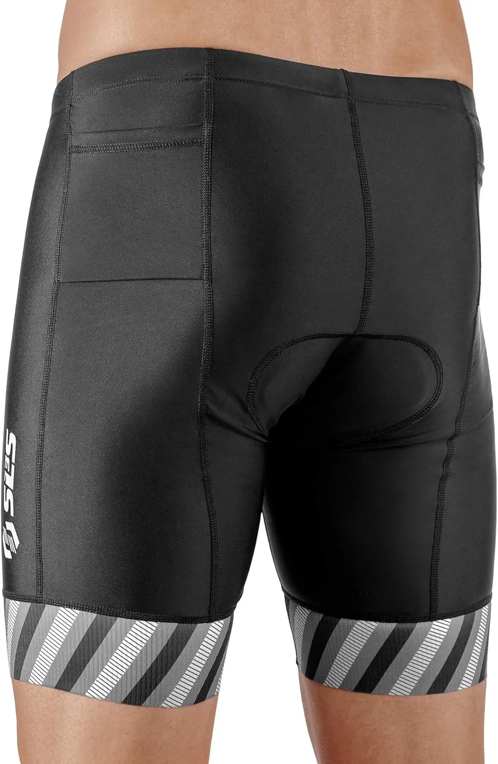 Triathlon Shorts Mens  Tri Shorts Mens  2 Pockets FRT  Designed by Athletes for Racing