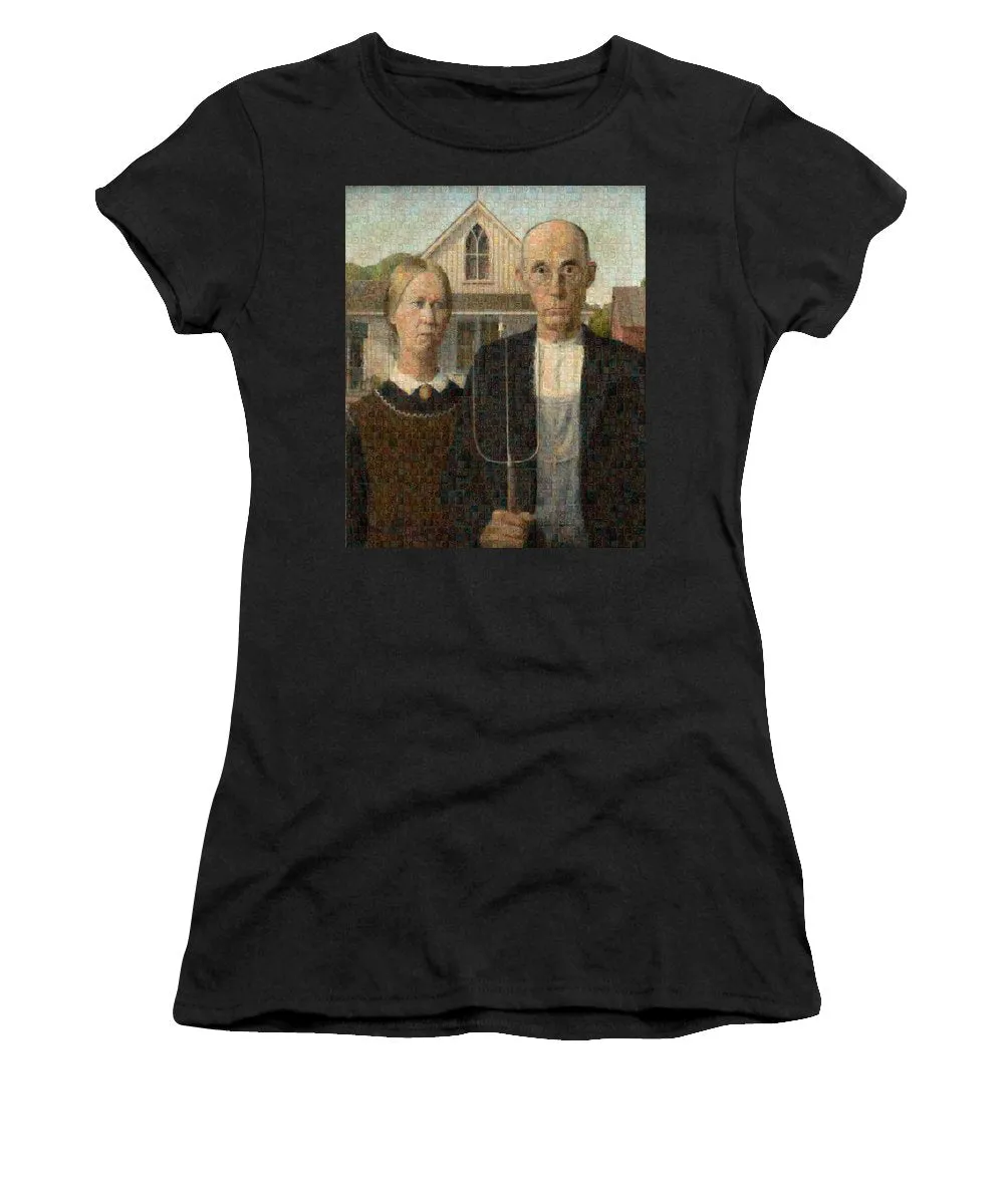 Tribute to American Gothic - Women's T-Shirt