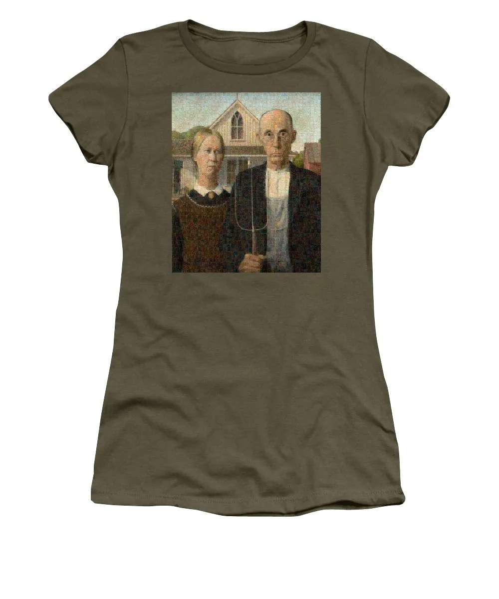 Tribute to American Gothic - Women's T-Shirt