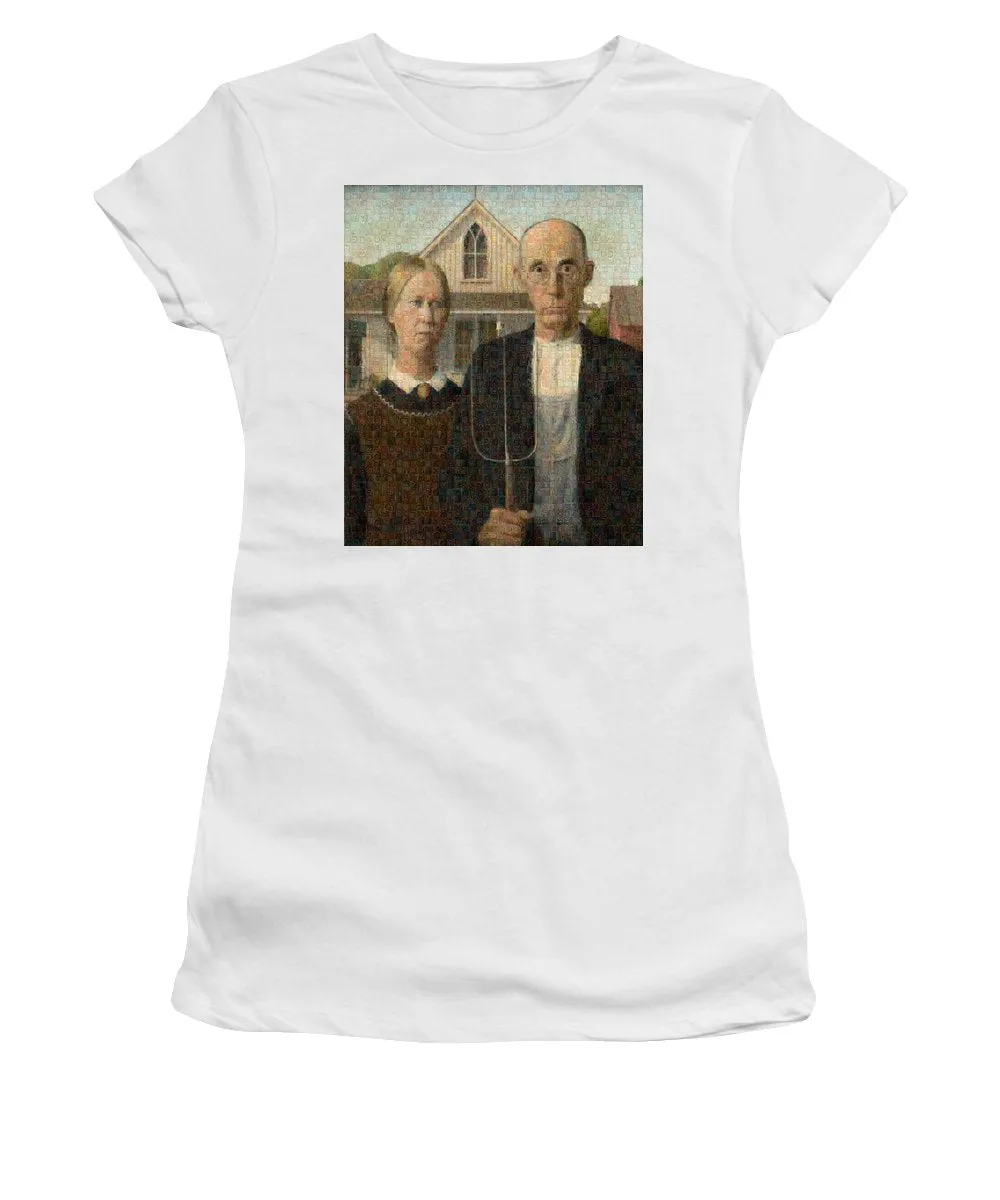Tribute to American Gothic - Women's T-Shirt