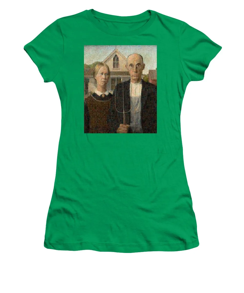 Tribute to American Gothic - Women's T-Shirt