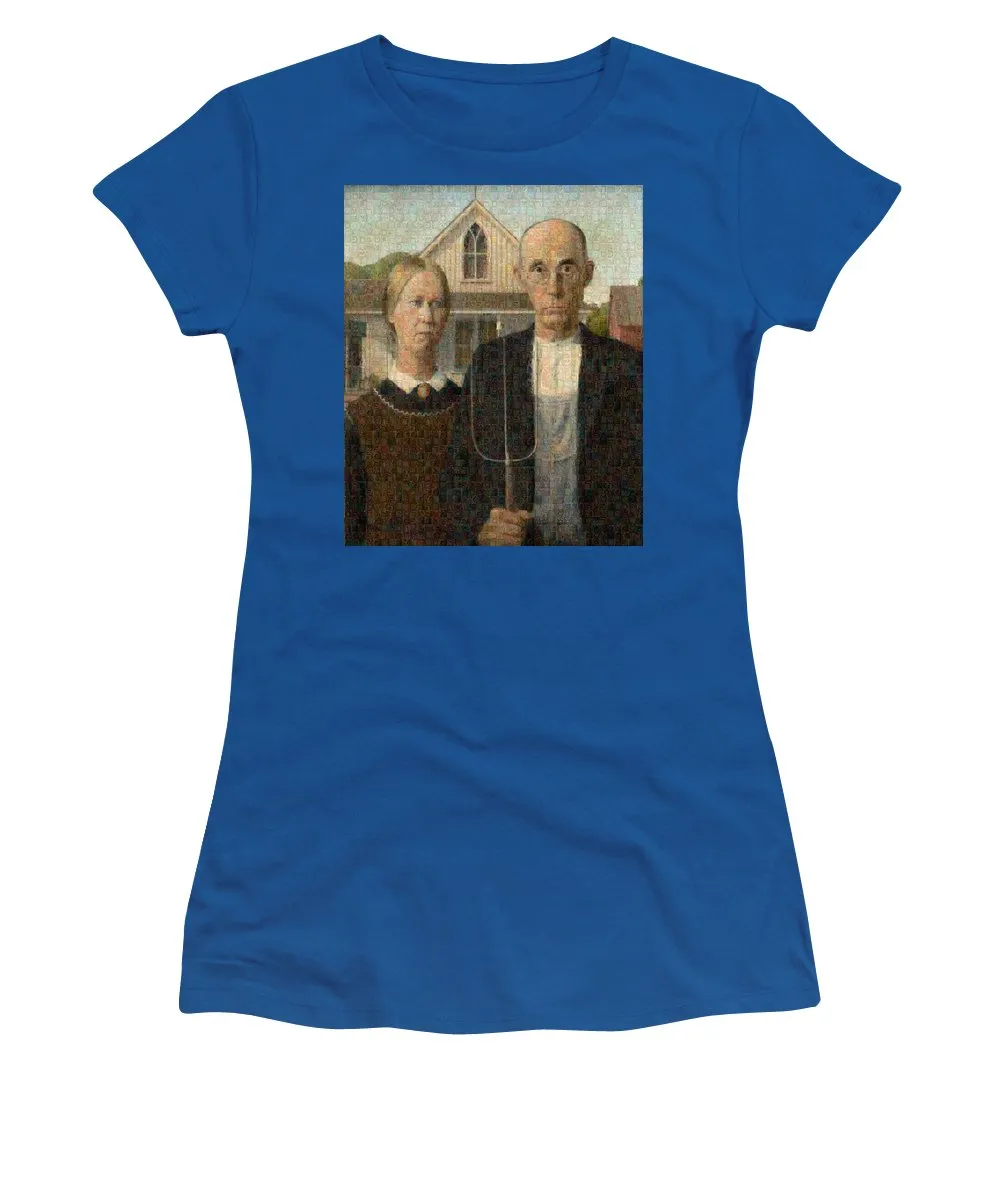 Tribute to American Gothic - Women's T-Shirt