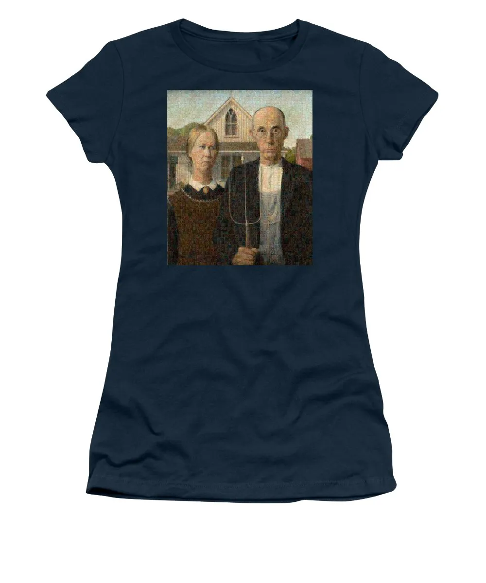 Tribute to American Gothic - Women's T-Shirt