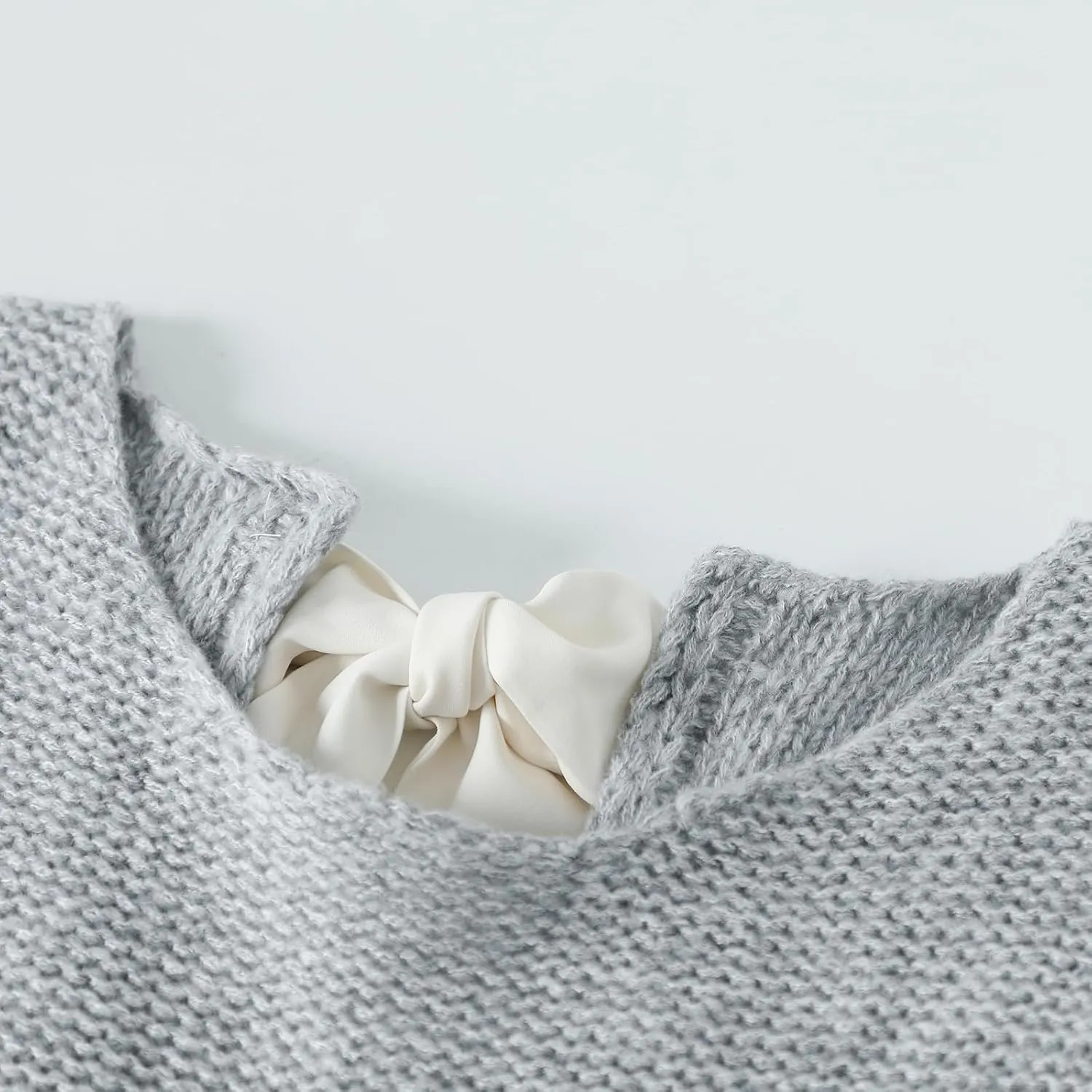 Women Knit Waistcoat Bow Tie Open Back Sweater Vest Top Slim Fit Casual Crop Cardigan Sleeveless Pullover