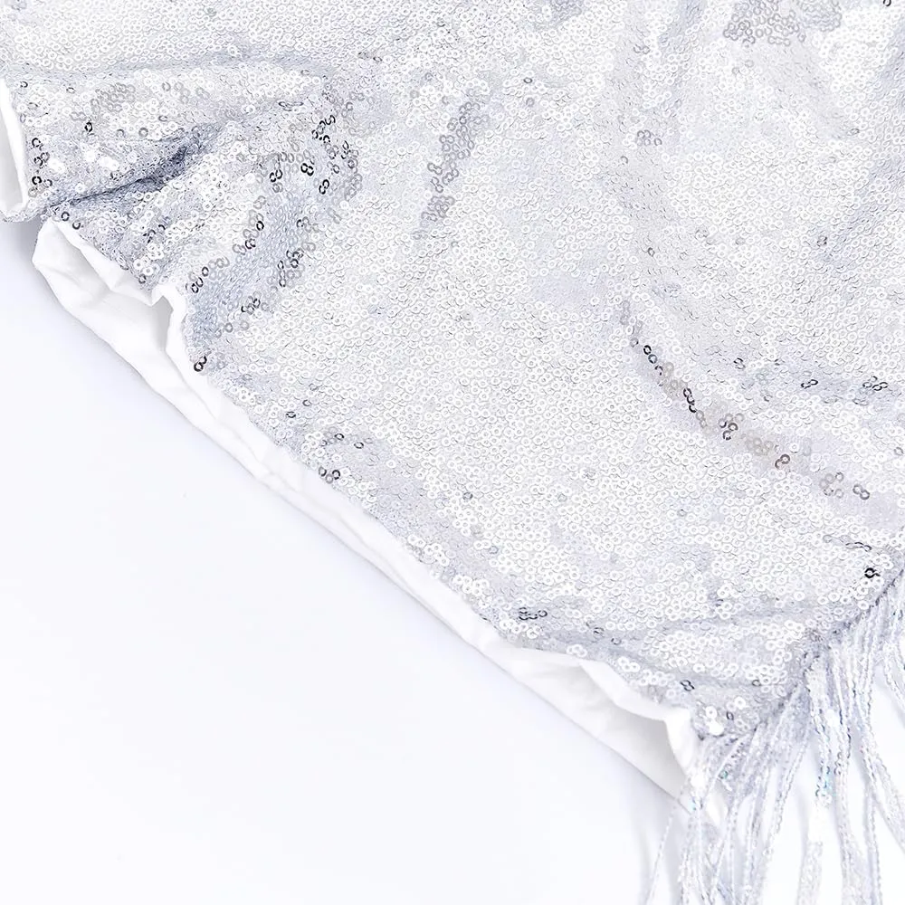 Women Shorts Tessel Sequin Sparkle Short Pants Ladies Birthday Party Shorts Halloween Clothes