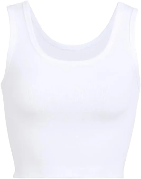 Women's Full-Length Tank Top with Scoop Neck Front and Back