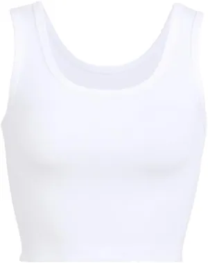Women's Full-Length Tank Top with Scoop Neck Front and Back