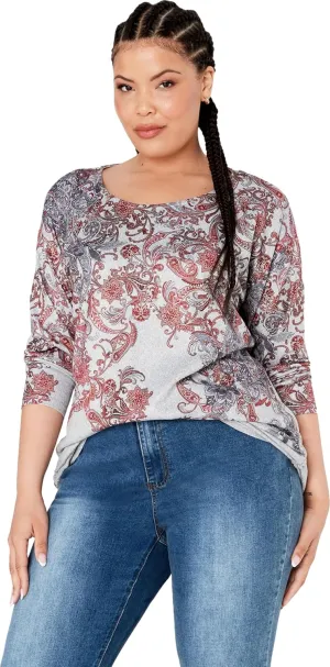 Women's Plus Size Top - Charlene Side Tie