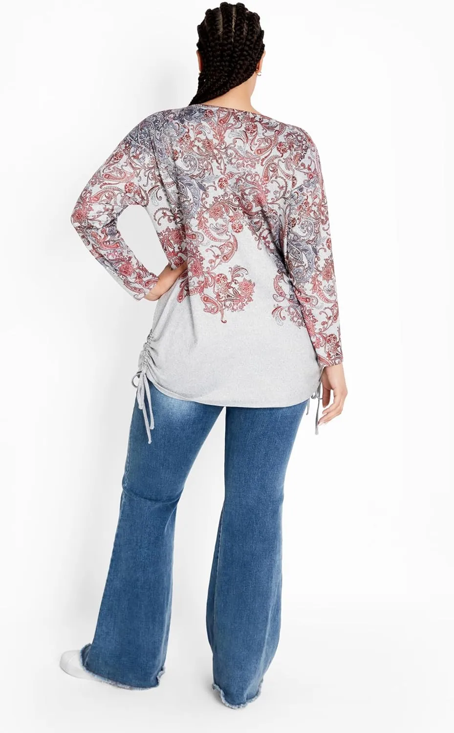 Women's Plus Size Top - Charlene Side Tie