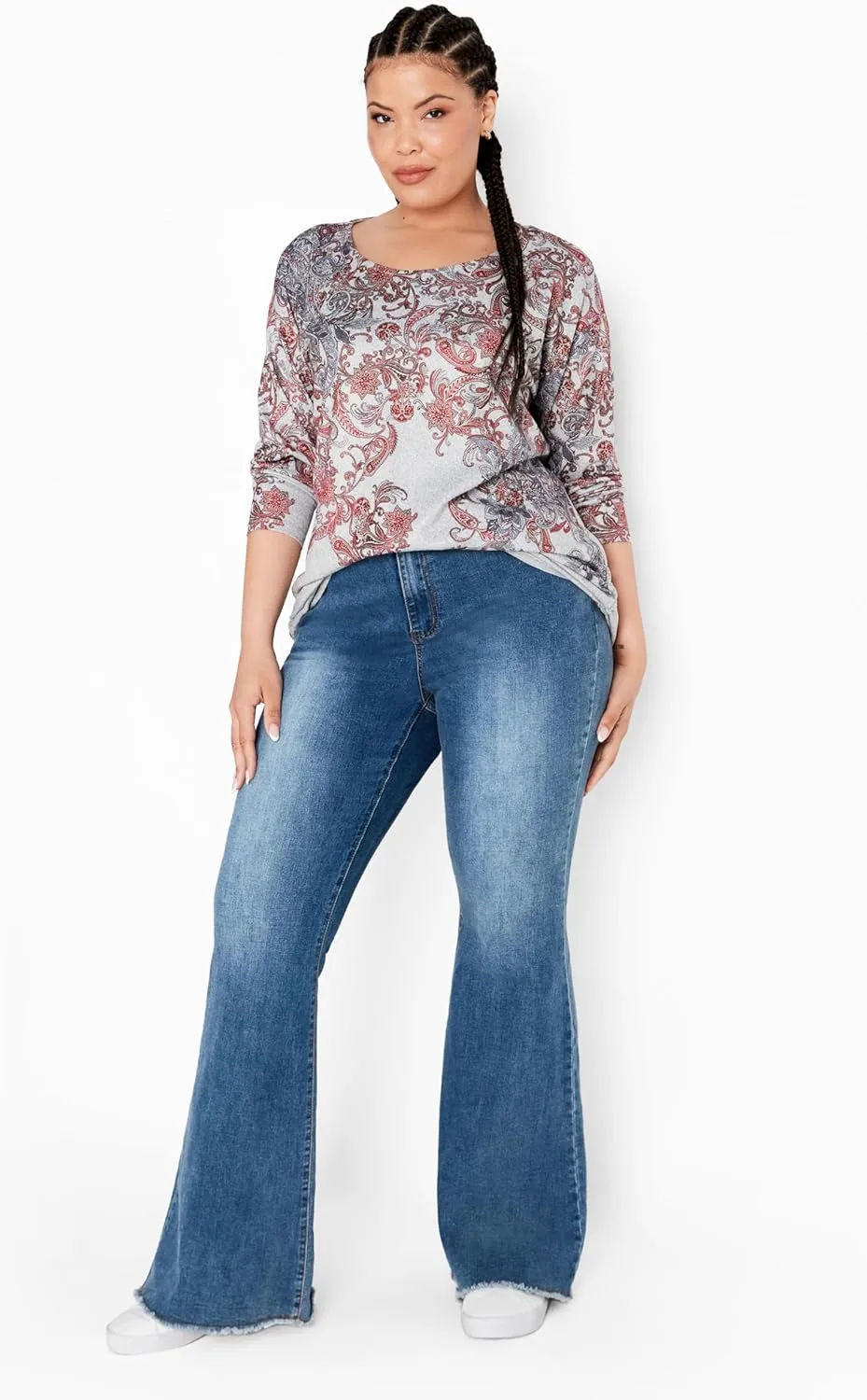 Women's Plus Size Top - Charlene Side Tie