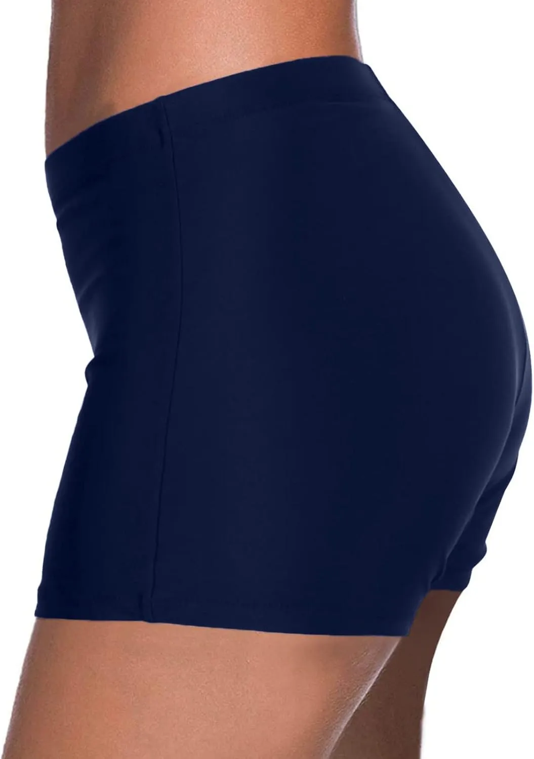 Womens Swim Shorts Solid Tankini Bottoms Swimsuit Bathing Suit Swimming Shorts Boyshort Swimwear